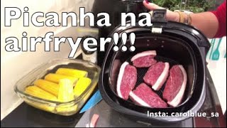 Picanha na airfryer Rápida e uma delicia Passo a passo sem segredos 8 [upl. by Arahd626]