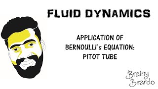 Understanding Fluid DynamicsPart 4 Application of Bernoullis EquationPITOT TUBE [upl. by Cinnamon]