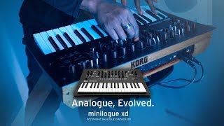 KORG minilogue xd Analog Evolved [upl. by Orling311]