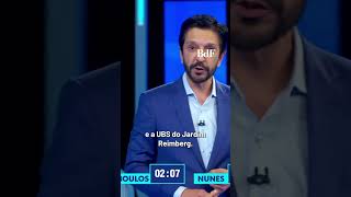 Nunes afirma ter criado UBSs em São Paulo e Boulos rebate ‘Para abrir1 UPA você fechou 3 AMAs’ [upl. by Saltzman]