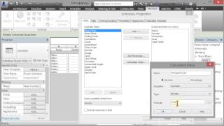 REVIT OCCUPANT LOAD SCHEDULE [upl. by Oisangi]