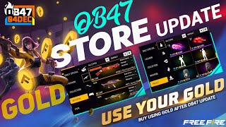 OB47 Gold Store Update Free Fire🤯  Free Fire New Event  Ff New Event Today  Upcoming new event ff [upl. by Essilevi191]