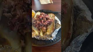 Bill Miller baked potatoes are Bussin with some brisket on it [upl. by Lesab]