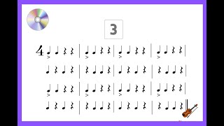 Practice Reading Beginner Rhythms with Musical Playalong Tracks 23 [upl. by Dnomra]