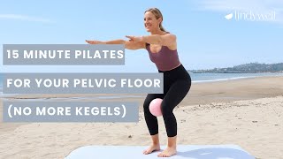 15 Minute Pilates for Your Pelvic Floor No More Kegels  At Home  Pilates Ball [upl. by Fritts]