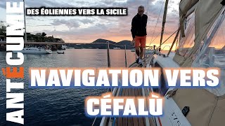 ⛵️De Lipari à Céfalù 60 nautiques [upl. by Suilenroc]