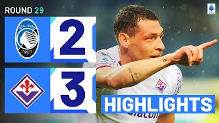 ATALANTAFIORENTINA 23  HIGHLIGHTS  Belotti scores twice ending season on a high  Serie A 2324 [upl. by Nyram]