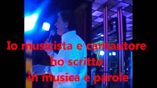 RUGGERO SCANDIUZZI Musica e parole karaoke [upl. by Neukam]