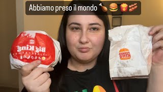 MUKBANG BURGER KING 🍔 GODURIOSO 😍 [upl. by Aillimac177]