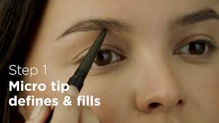 How to Use Revlon Colorstay Brow Creator  Revlon Indonesia [upl. by Gerius]