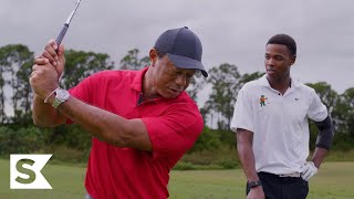 Tiger Woods Surprises HBCU Golfers [upl. by Dnalrah239]