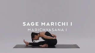 How to do Sage Marichi I Pose  Marichyasana I Tutorial with Briohny Smyth [upl. by Heymann]