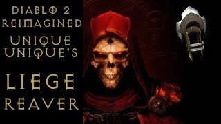 Diablo 2 Reimagined Unique Uniques Liege Reaver [upl. by Stromberg]