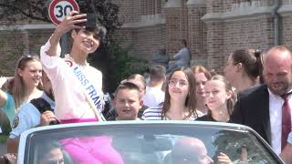 cavalcade estaires 2024 avec miss france [upl. by Annaegroeg]