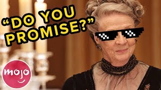 Top 10 SAVAGE Dowager Countess of Grantham Moments [upl. by Atinar470]