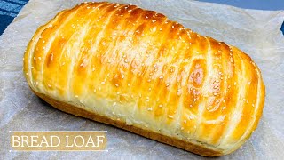 Bread Loaf Recipe  How To Make Homemade Bread Loaf From Scratch Beginner Friendly [upl. by Sydelle]