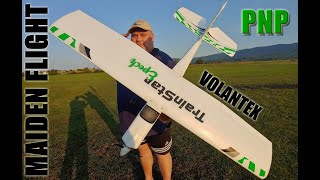 Volantex TrainStar Epoch V2 1100mm Wingspan EPO Trainer Aircraft KITPNP Maiden flight [upl. by Maryann334]