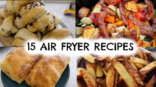 15 AIR FRYER RECIPES  WHAT TO COOK IN YOUR AIR FRYER  KERRY WHELPDALE [upl. by Arimlede]