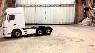 Hercules hobby truck with IBU2 Truck installed with Iveco Hiway truck sounds [upl. by Lonee363]