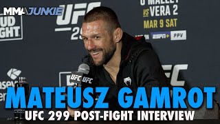 Mateusz Gamrot Thinks Hes 1 or 2 Wins from Title Shot vs Islam Makhachev  UFC 299 [upl. by Roddie]