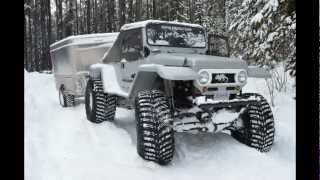 Five Trucks Snow Wheeling and Camping North East of Kelowna [upl. by Claudina989]