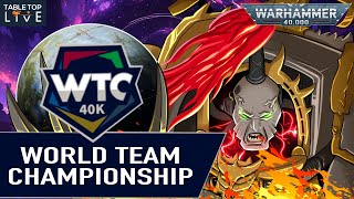 WTC World Team Championships  Warhammer 40k Tournament  Day 1 [upl. by Enyawd]