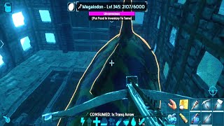 Ark Mobile Easy Megalodon Trapping amp Taming In A Wooden Raft  Fast Taming [upl. by Jesher634]