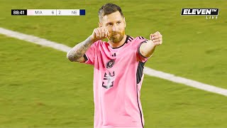 Lionel Messi 3 Goals Vs New England  INSANE HAT TRICK 62 [upl. by Edee268]