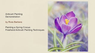 Airbrush Spring Crocus [upl. by Oirretno]