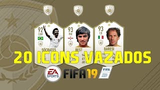 20 NOVOS ICONS quotVAZADOSquot PARA O FIFA 19 ENTENDA ft SOCRATES BEST E BARESI [upl. by Bertsche199]