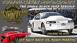 1st Race Back vs FIREBALL CAMARO The SBF Rebuild House of Hook 10k to WIN No Prep ft Kye Kelly [upl. by Lenard]