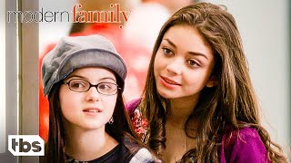 Haley and Alex Spy on a Cute Boy at the Airport Clip  Modern Family  TBS [upl. by Hite]