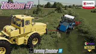 FS22 🌻 Recupero pesante del trattore finito nel fosso il Kirovets a trainare fuori lHTZ Ep7 [upl. by Arval]