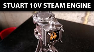 Making a Stuart 10V Steam Engine  Part 2 [upl. by Hgielrak]