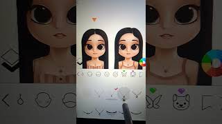 dollify girl Sister bff drawing drawingtutorial playtime fun [upl. by Airetahs186]