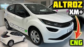 Tata Altroz XM Plus CNG 2024 Model Review ✅ Tata Altroz CNG Value For Money Model [upl. by Aneehsirk]