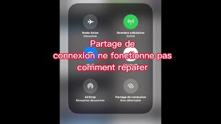 Comment activer le partage de connexion avec son iPhone [upl. by Conrade]