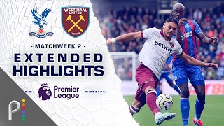 Crystal Palace v West Ham United  PREMIER LEAGUE HIGHLIGHTS  8242024  NBC Sports [upl. by Amanda138]