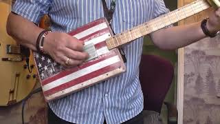 American flag CBG with new FlatCat humbucker [upl. by Pulcheria]