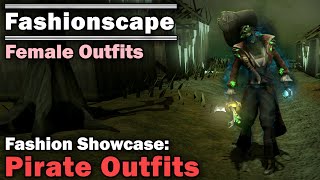 Fashionscape Showcase Pirate Outfits  Runescape Female Outfits [upl. by Gamages221]