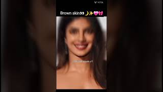 Brown skin hits different music bollywood song love fans 🌙✨️💗🎀🫀👀💖 [upl. by Ainnos]