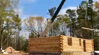 Log Cabin Assembly Meadowlark’s Green Valley Rancher In Mississippi￼ [upl. by Ernie]