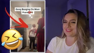 DM TV  PRANKING MOM COMPILATION  🤣🤣 SO FUNNY MUST WATCH  REACTION [upl. by Ahsiram]