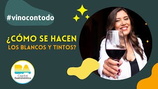 ¿Cuál es la diferencia entre blancos y tintos 🍷 [upl. by Aramat]