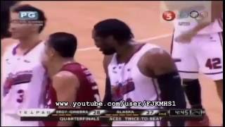 LA Tenorio vs Henry Walker Away Bati Moment Brgy Ginebra vs Alaska Aces [upl. by Cummings]