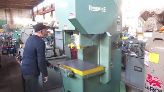 Rousselle G170 Air Clutch Punch Press 70 Ton  Mullin Machinery of NJ [upl. by Mauceri]