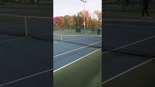 Spinshot lite demo tennis ball machine [upl. by Sidoney]