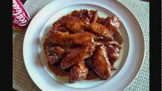 CocaCola Chicken Wings Recipe  可乐鸡翅 Cooking Chinese Food [upl. by Aimat708]