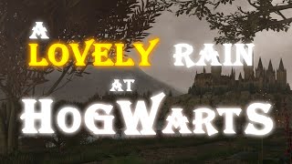 Harry Potter  Lovely Rain at Hogwarts With Calm Music [upl. by Xavler303]