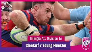 Clontarf v Young Munster  EnergiaAIL Highlights Mens Div 1A Rd 6 [upl. by Hurleigh]